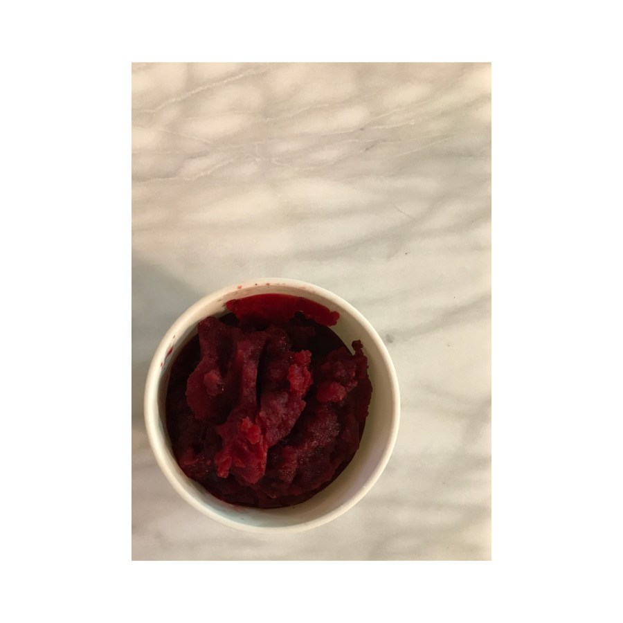 blackberry lemon sorbet&nbsp;(AIP)